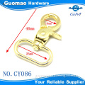 Heavy Duty Alloy 25mm oval ring snap hook swivel bolt snap hook clutch bag hook